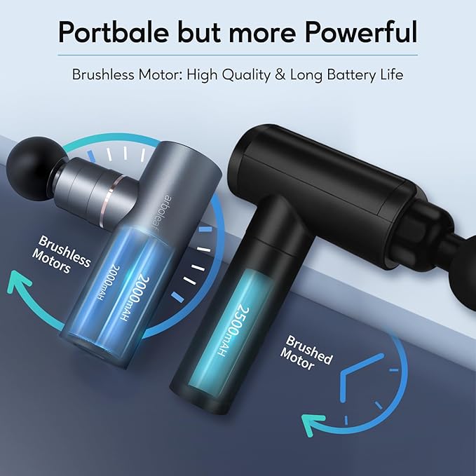 arboleaf Massage Gun Deep Tissue, Full-Metal Electric Portable Hand Held
