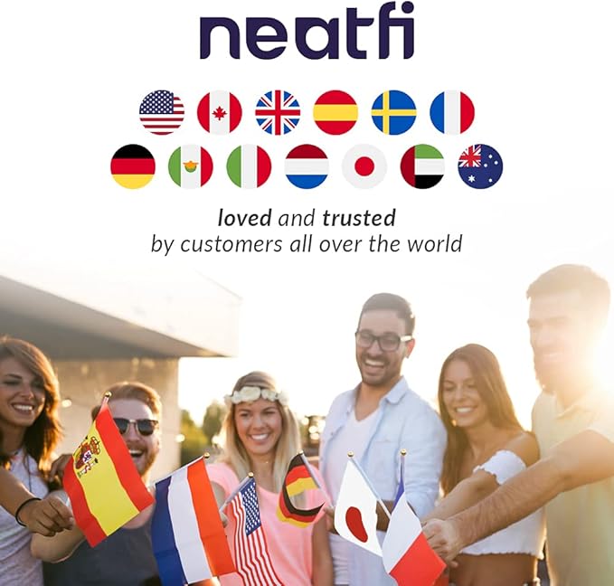 Neatfi LED Magnifying Floor Lamp – 1, 200 Lumens, 5” Bifocal Lens