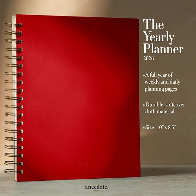 Anecdote 2026 Planner Daily Planner Weekly Monthly Planner