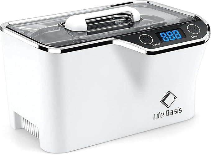 LifeBasis Ultrasonic Jewelry Cleaner, Professional 45kHz Ultrasonic Cleaner