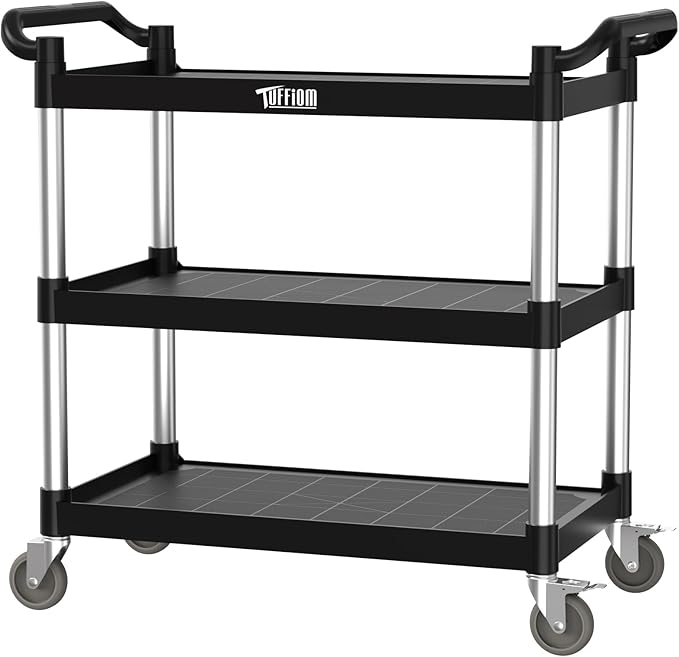 TUFFIOM Plastic Service Utility Cart