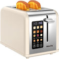 Mecity 2 Slice Touch Screen Toaster, 1.5" Wide Slot, Stainless Steel Smart