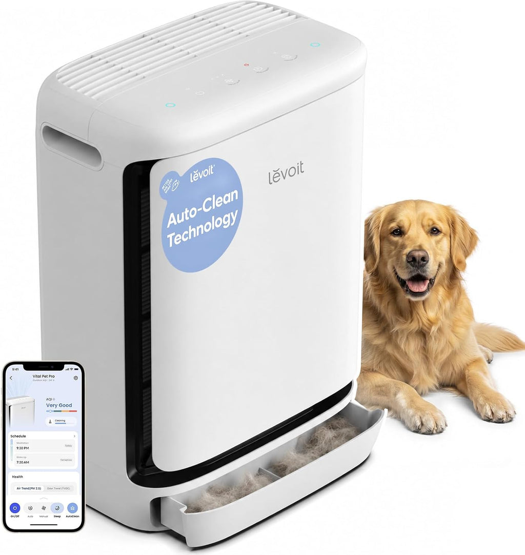 LEVOIT Smart Pet Air Purifier for Home Pets Large Room, Vital Pet Pro,White