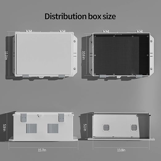 Namunanee Outdoor Electrical Junction Box, ABS Water Resistant Enclosure