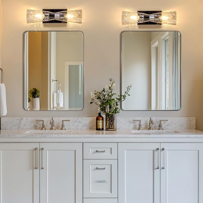 ANDY STAR 36”x48”Brushed Nickel Mirror