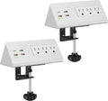 Nightstand Edge Mount Power Strip (2-Pack)