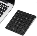 Lekvey Bluetooth Number Pad for Laptop, Wireless Numeric keypad, 28 Keys Numpad