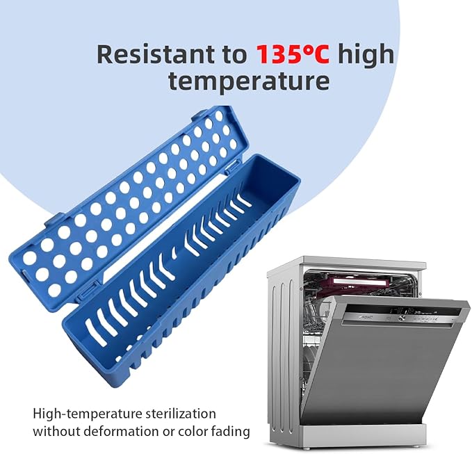 Dental Autoclave Sterilization Cassettes Rack Box Dental Instrument Cassette (4pcs)