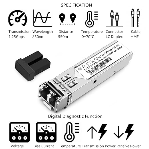 OPSTRAN 1000BASE-SX SFP Optical Transceiver Module Compatible (4pcs)