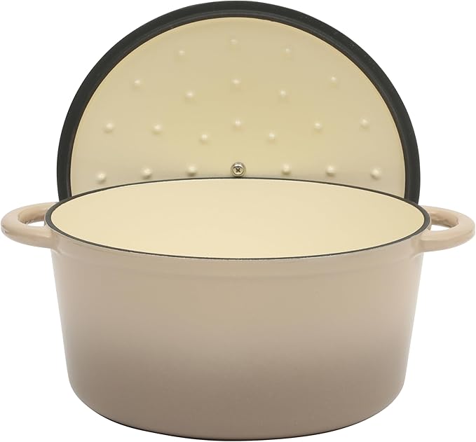 Gibson Home Addlestone 7 Qt Enameled Cast Iron Dutch Oven Pot