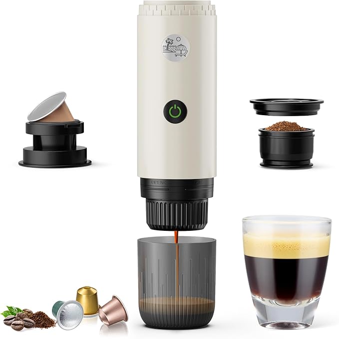 Portable Espresso Machine, Travel Coffee Maker