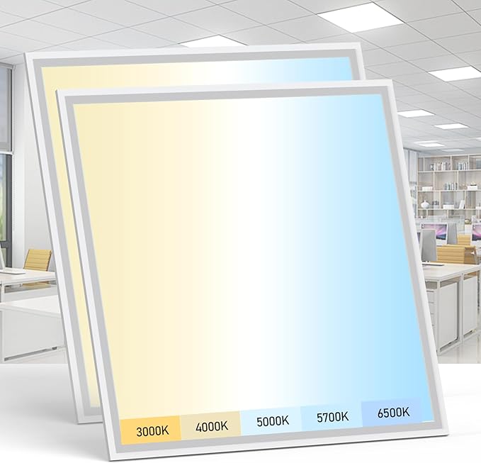 AIKVSXER 2 Pack 2x2 LED Flat Panel Light