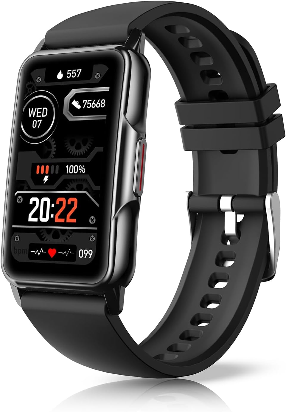 Fitness Tracker with Heart Rate Blood Oxygen Blood Pressure Sleep Monitor Step Calorie Counter Pedometer IP68 Waterproof