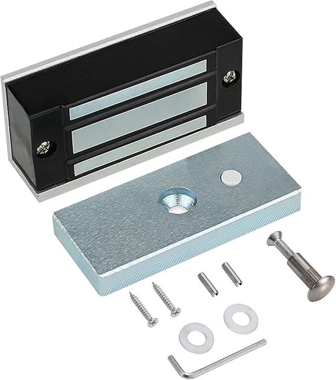 Electric Magnetic Lock 60KG 130LBS Holding Force Electromagnet Lock 12V Fail