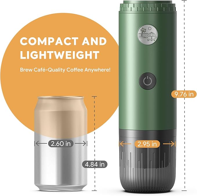 Portable Electric Espresso Machine, Travel Coffee Maker