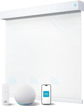 Smart Roller Shades for Windows, Alexa Blackout Motorized Blinds