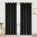 DWCN Black Curtains 84 Inch Length, Thermal 60 Wide Inch Curtain