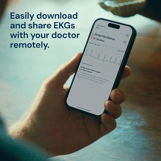 KardiaMobile 1-Lead Personal EKG Monitor – Record EKGs at Home – Detects AFib