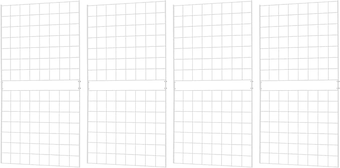 7RiversART Grid Wall Commercial Grade Gridwall Panels – Heavy Duty Grid Panel (Pack of 4)