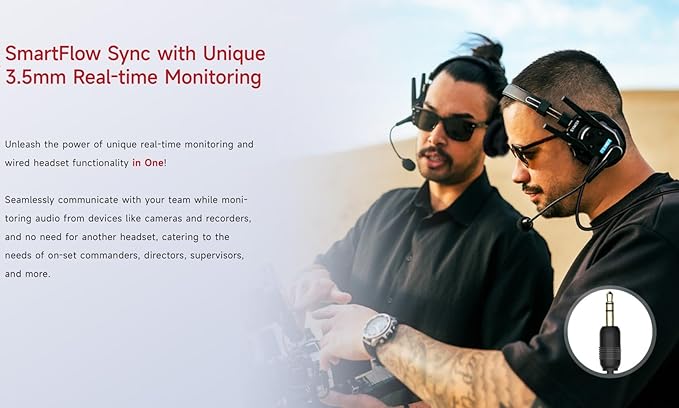 SYNCO XTALK XMax2 Wireless Intercom Headset System 2.4GHz 1640 feet 500 Meters