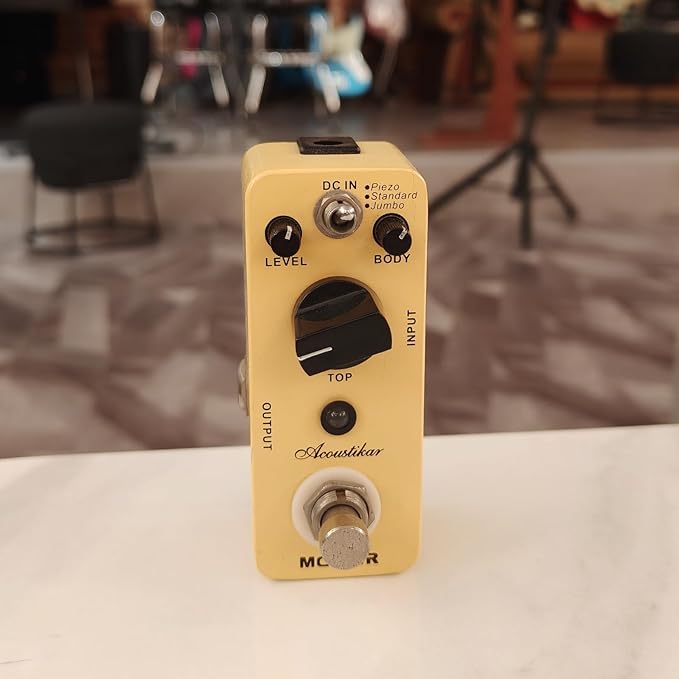 MOOER Acoustikar Acoustic Guitar Pedal Simulator Pedal, 3 Modes