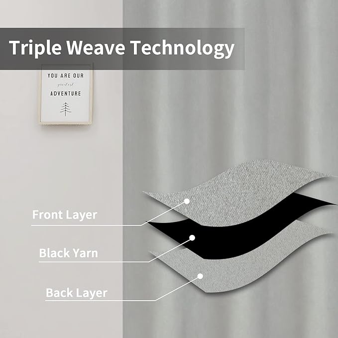 Easy-Going Blackout Door Curtains