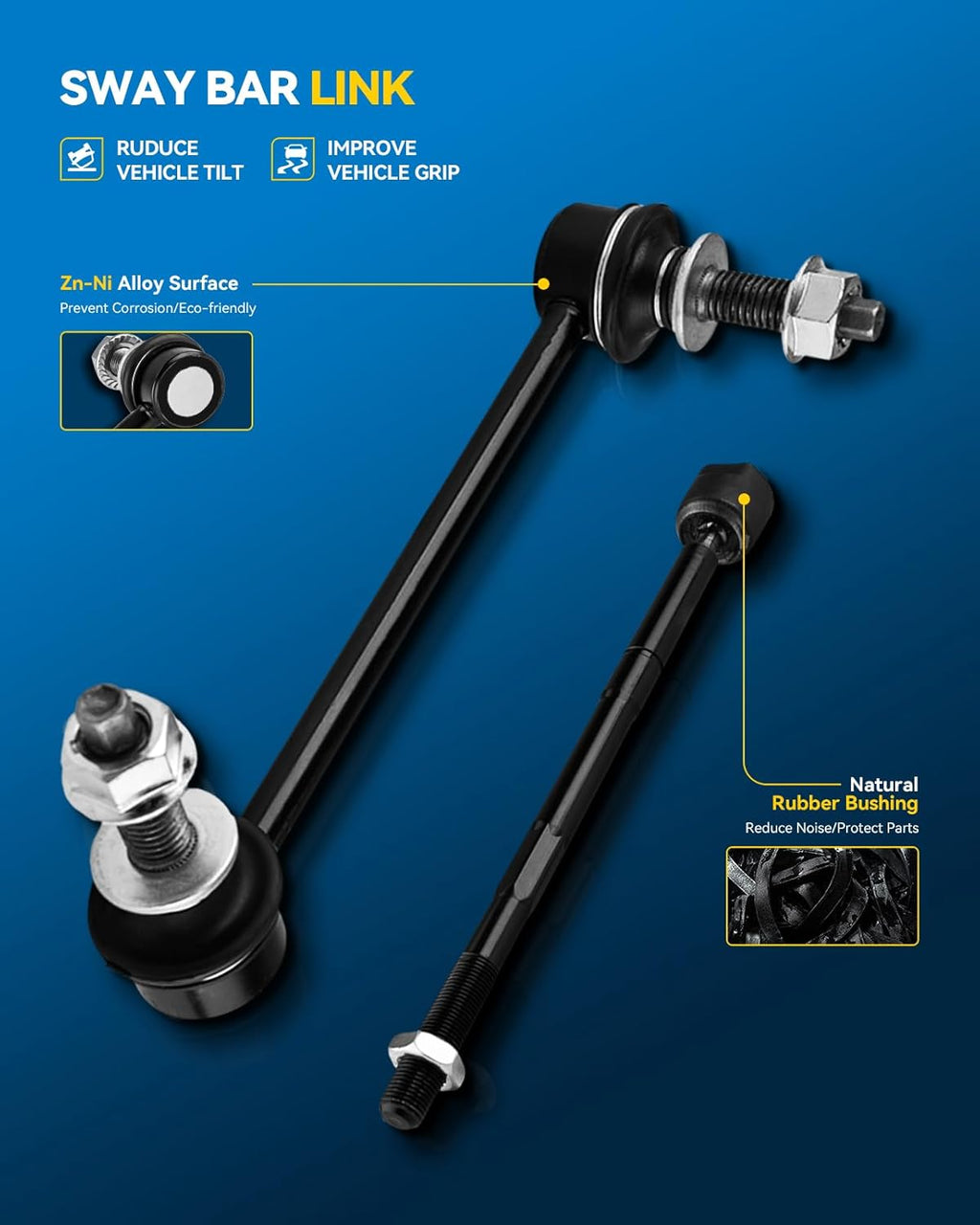 PHILTOP 8Pcs Front Lower Control Arm w/Ball Joint Sway Bar End Link Tie Rod End Fit for Mazda 3/3 Sport 2004-2009 Mazda 5 2006-2017, K620041 K620040 Suspension Kit