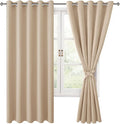 Hiasan Blackout Curtains for Bedroom, 60 x 63 Inches Length