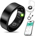 Smart Health Ring Fitness Tracker for Men Women, Black 14