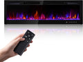 RealSmart Electric Fireplace Heater Inserts 60" Wall Mounted Electric Fireplace