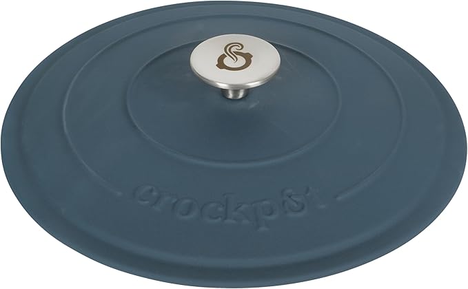 Crock-Pot Artisan 7-Quart Round European Enameled Cast Iron Dutch Oven – Matte