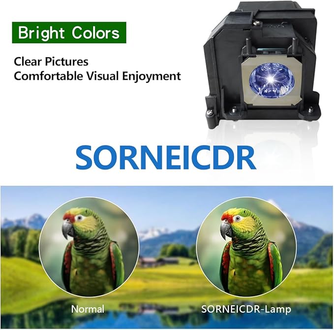 SORNEICDR EL PLP71/V13H010L71 Replacement Projector Lamp Bulb