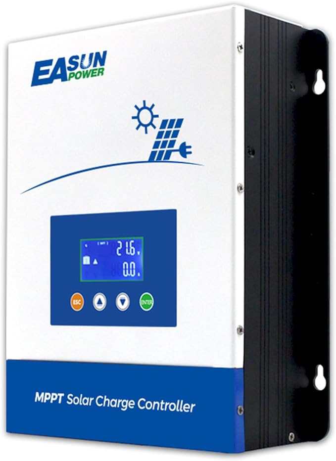 POWLAND 100A MPPT Solar Charge Controller, 12V/24V/36V/48V Auto, Max Input 150V