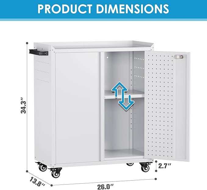 SUXXAN Metal Storage Cabinet
