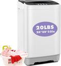Nictemaw Portable Washing Machine 20Lbs Capacity 2.8 Cu.ft Portable Washer and