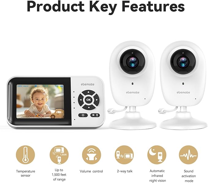 ebemate WiFi Video Baby Monitor