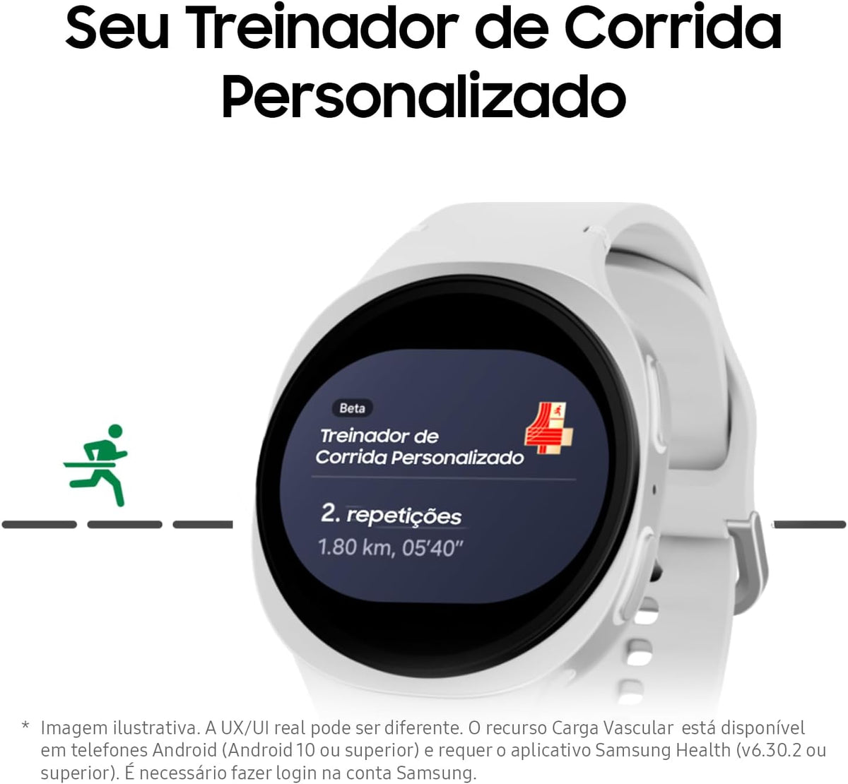samsung galaxy watch 8 | 44mm | ai, side view