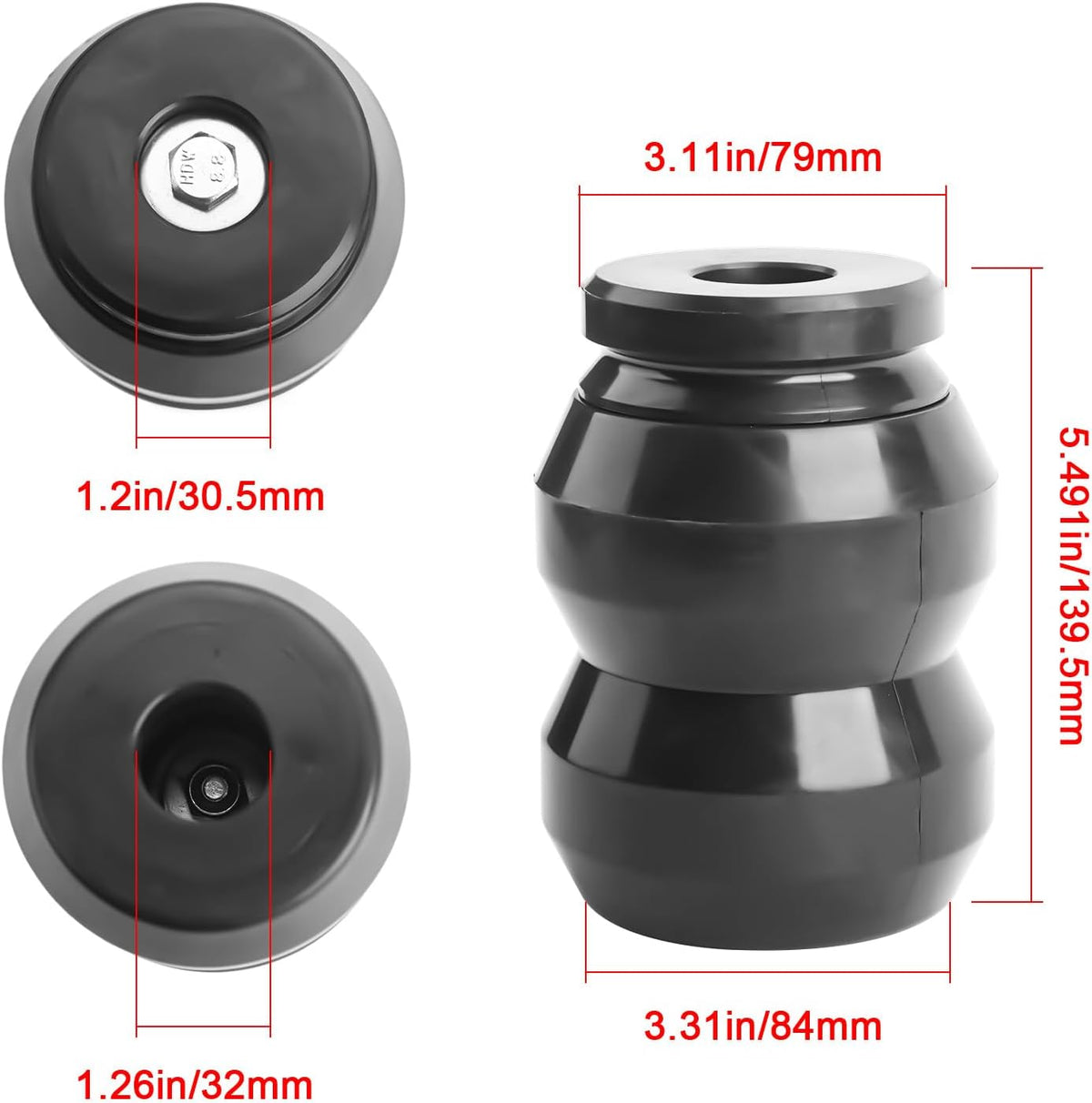 air suspension system kit dr1500dq compatible with dodge showing dimensions