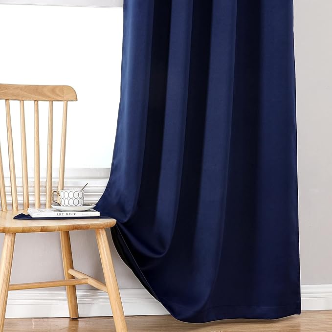 ChrisDowa 100% Blackout Curtains