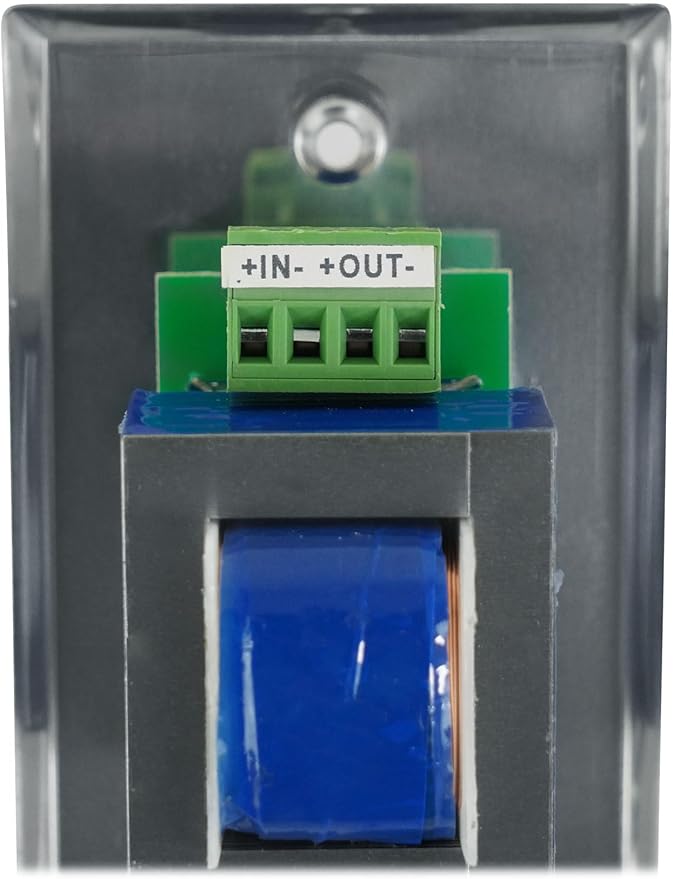 Rockville VOL70200 SS 200W 70V Wall Volume Control Zone Controller, Stainless