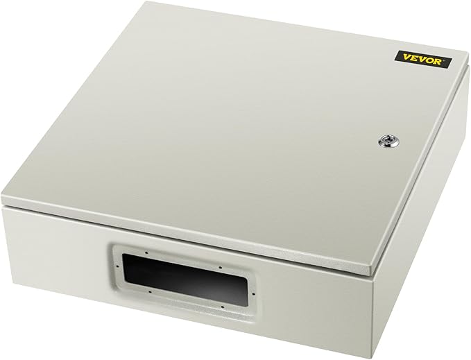 VEVOR NEMA Steel Enclosure, IP66 Waterproof & Dustproof, Outdoor/Indoor
