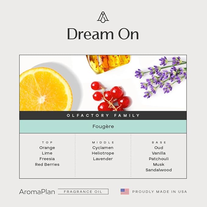 AromaPlan Hotel Scents Dream On 5 Fl Oz, Luxury Aroma & Hotel Fragrance (2-Pack)