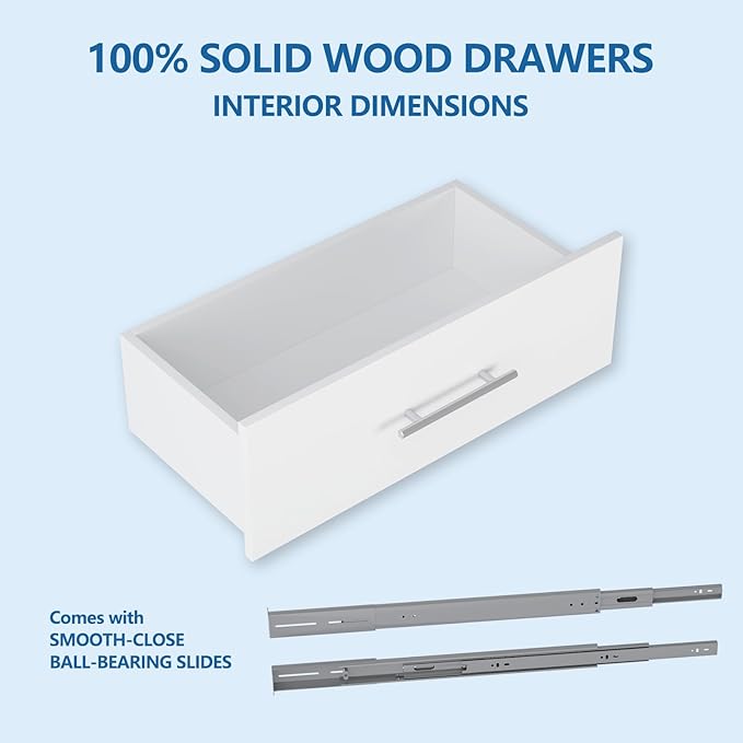 Modular Closet 90" Hanging & Drawers, Wooden Tower