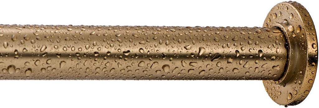 ivilon tension curtain rod - spring tension rod shown in use