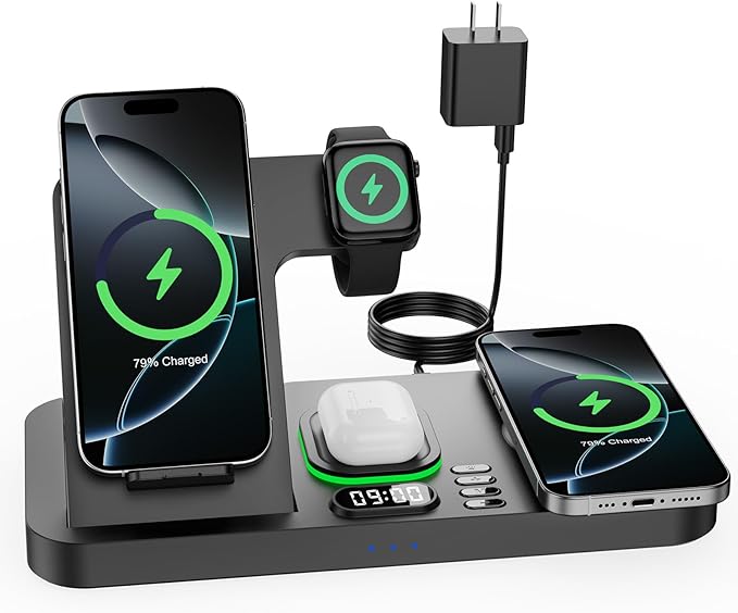 Dual Phone Wireless Charging Station