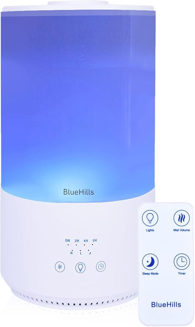BlueHills Premium 4000 ml Tall Essential Oil Diffuser 4L 4 Liter 50 Hour Run