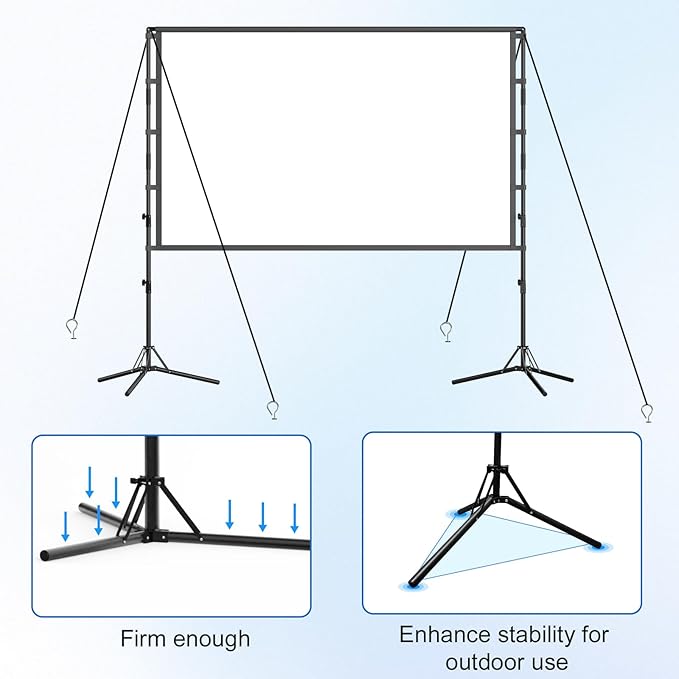 100-Inch Portable Projector Screen