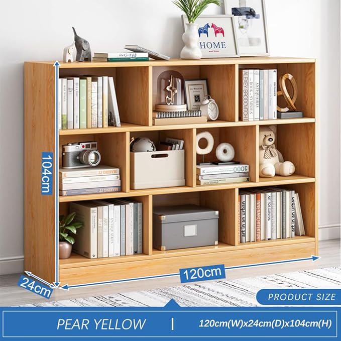 IOTXY Open Shelf Low Bookcase