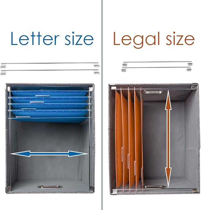 PRANDOM File Organizer Box (Set of 2)