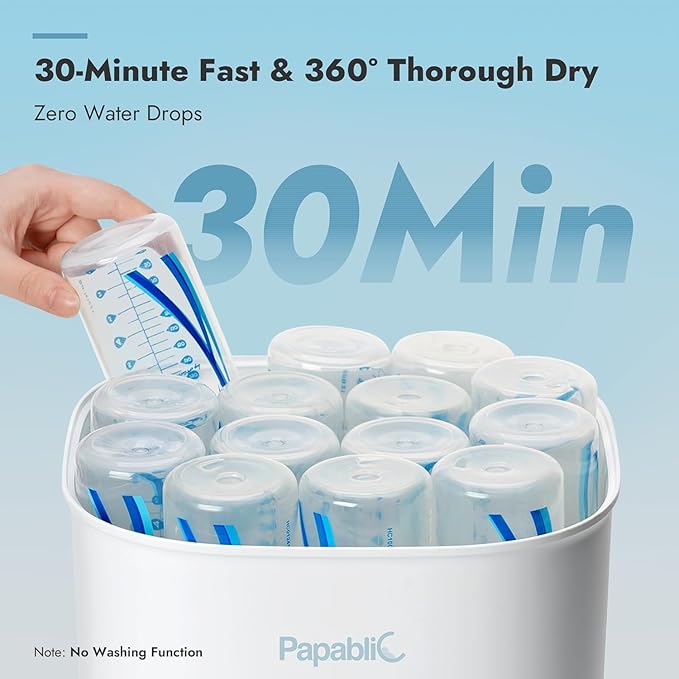 Papablic Bottle Sterilizer and Dryer Pro Max, 13 Bottles Extra-Large Capacity